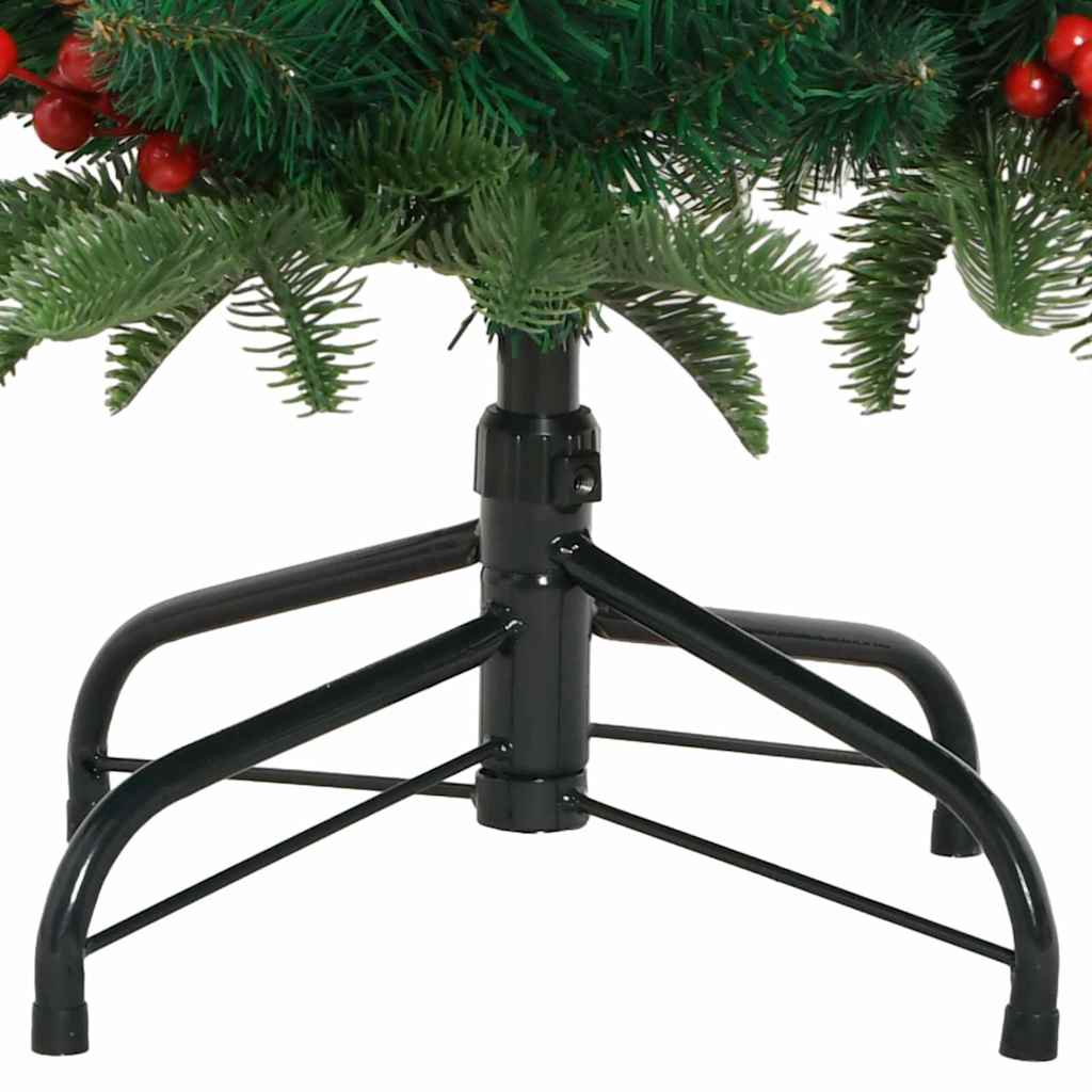 Árbol de Navidad artificial Verde 150 cm PVC, Metal y Plástico