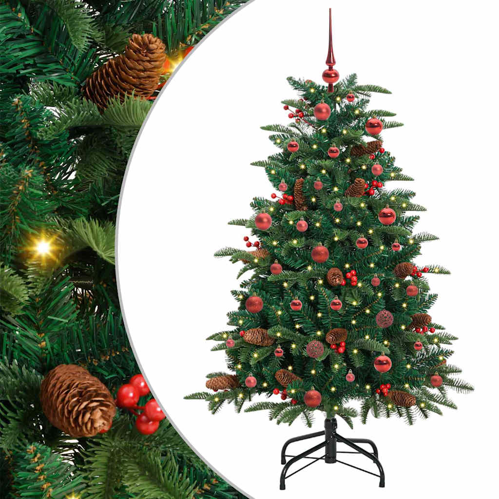 Árbol de Navidad artificial Verde 150 cm PVC, Metal y Plástico