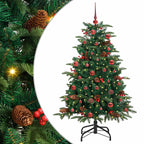 Árbol de Navidad artificial Verde 150 cm PVC, Metal y Plástico