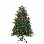 Árbol de Navidad artificial Verde 150 cm PVC, Metal y Plástico