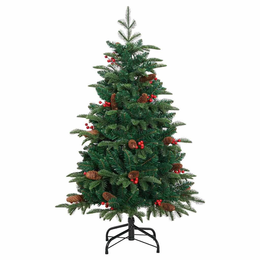 Árbol de Navidad artificial Verde 150 cm PVC, Metal y Plástico