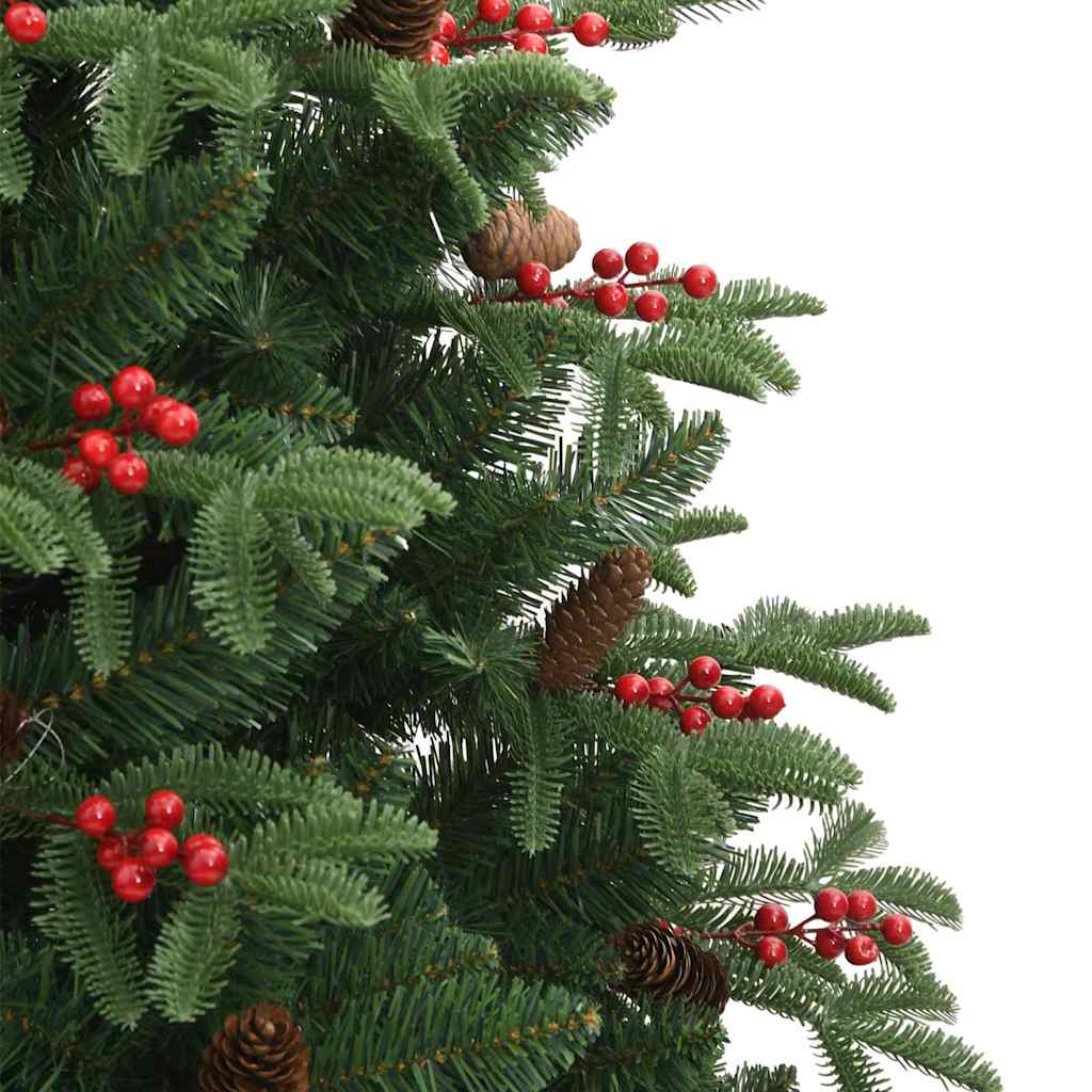 Árbol de Navidad artificial Verde 210 cm PVC, Metal y Plástico
