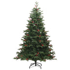 Árbol de Navidad artificial Verde 210 cm PVC, Metal y Plástico
