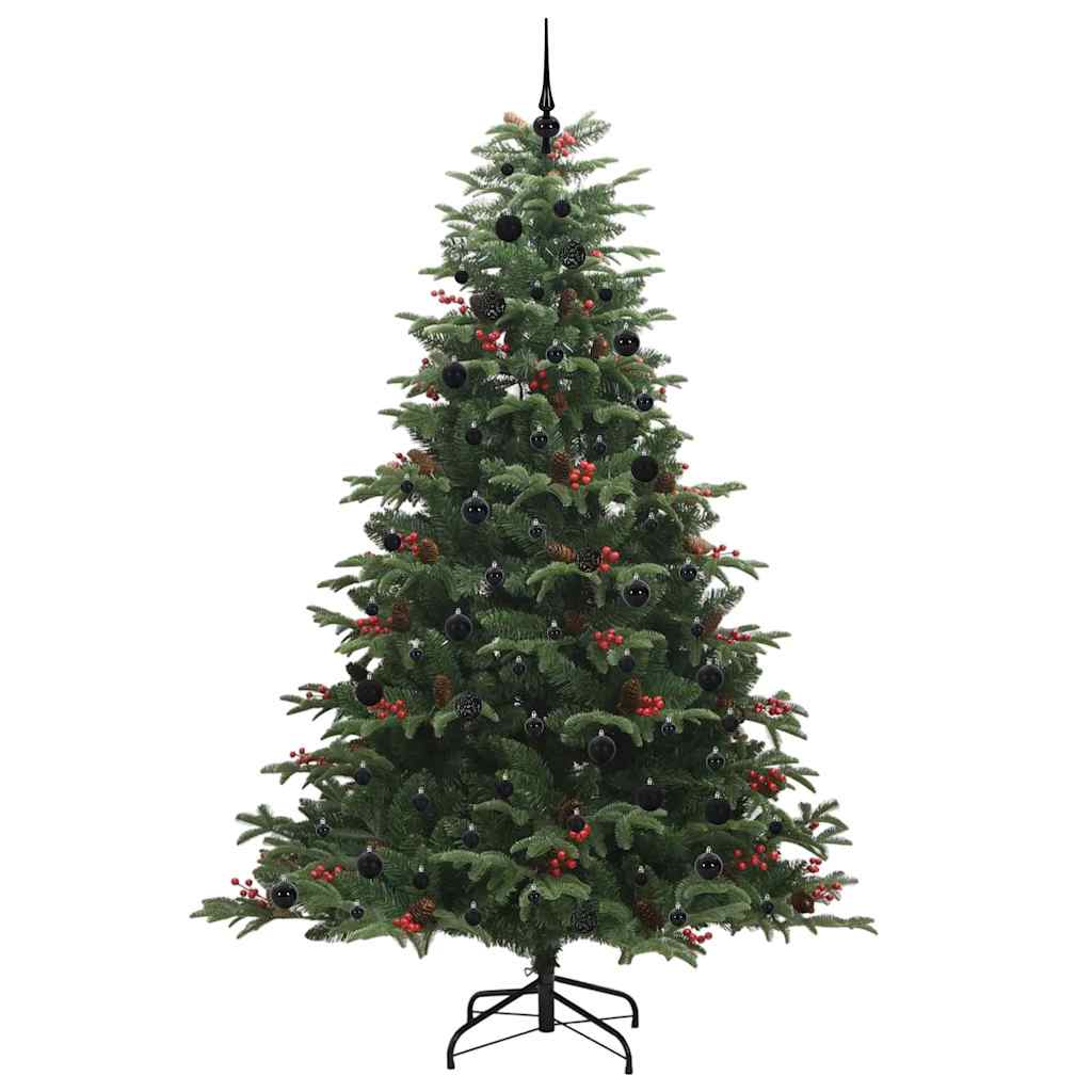 Árbol de Navidad artificial Verde 240 cm PVC, Metal y Plástico
