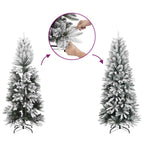 Árbol de Navidad artificial con ramas articuladas 120 cm