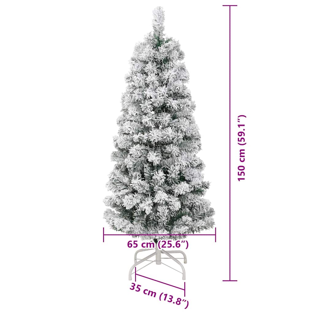 Árbol de Navidad artificial con ramas articuladas 150 cm