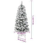 Árbol de Navidad artificial con ramas articuladas 150 cm