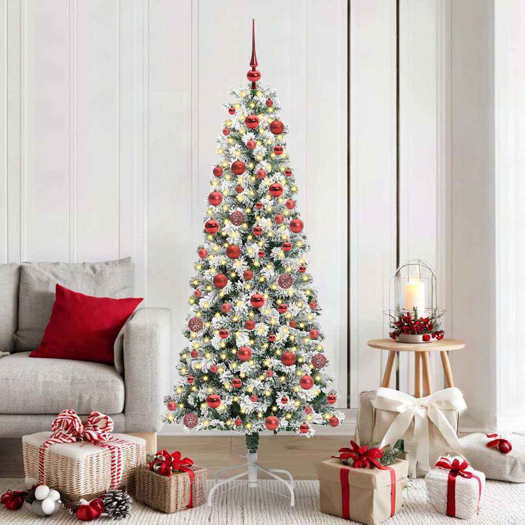 Árbol de Navidad artificial con ramas articuladas 180 cm