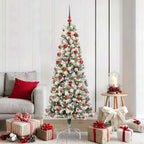 Árbol de Navidad artificial con ramas articuladas 180 cm