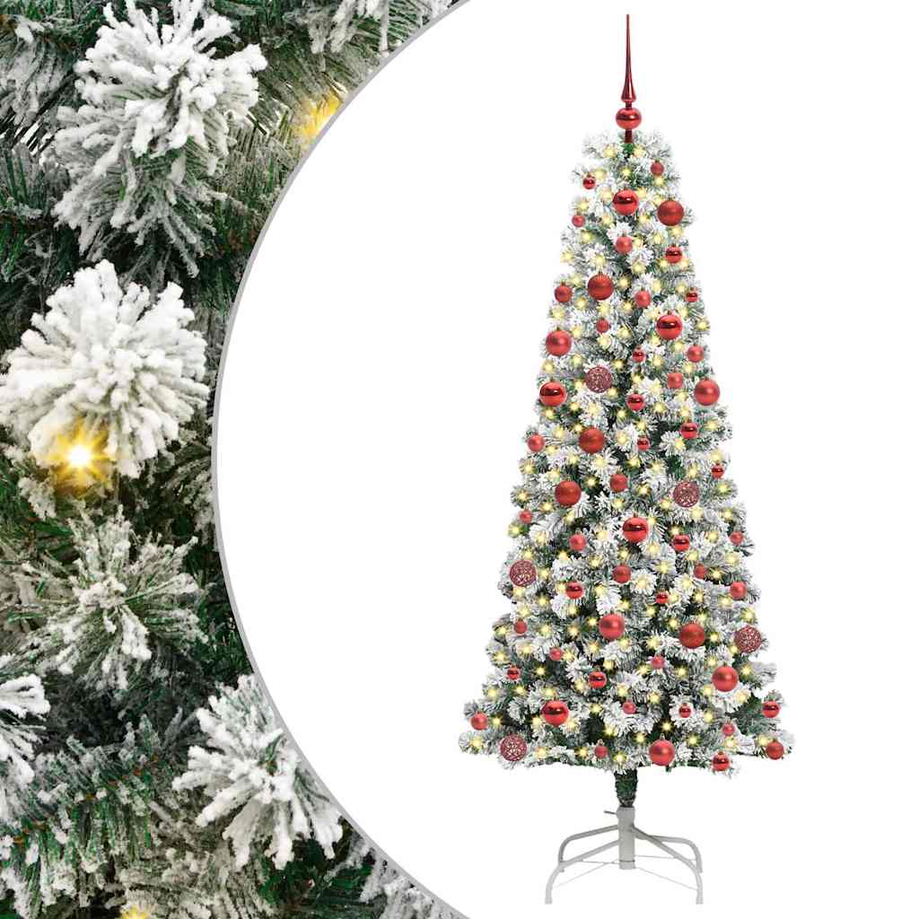 Árbol de Navidad artificial con ramas articuladas 180 cm