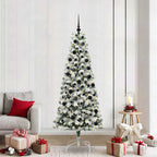 Árbol de Navidad artificial con ramas articuladas 210 cm