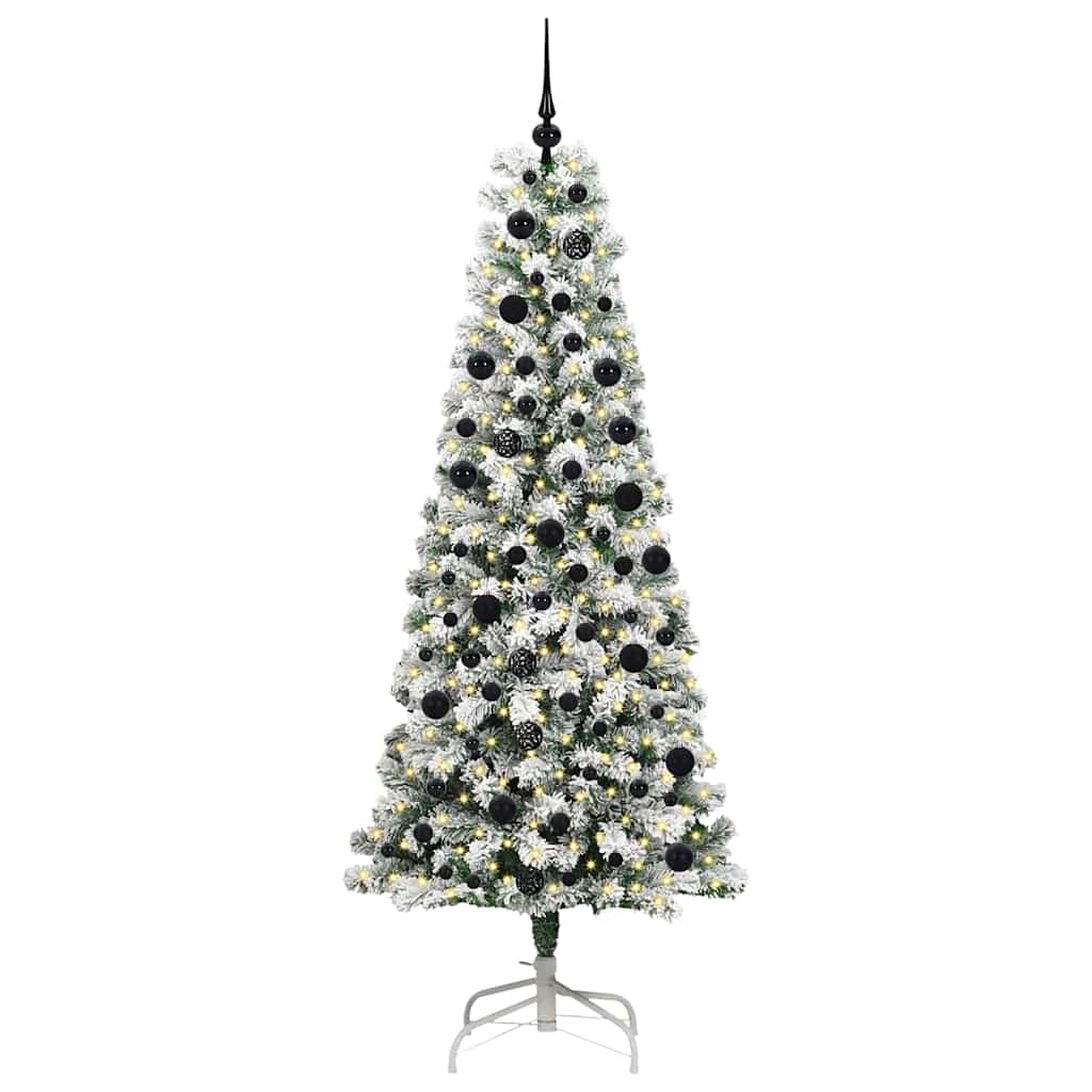 Árbol de Navidad artificial con ramas articuladas 210 cm