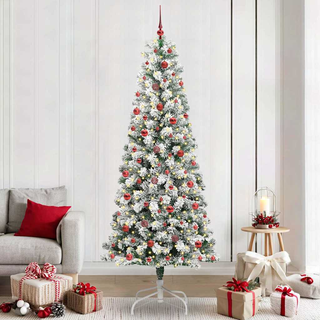 Árbol de Navidad artificial con ramas articuladas 240 cm
