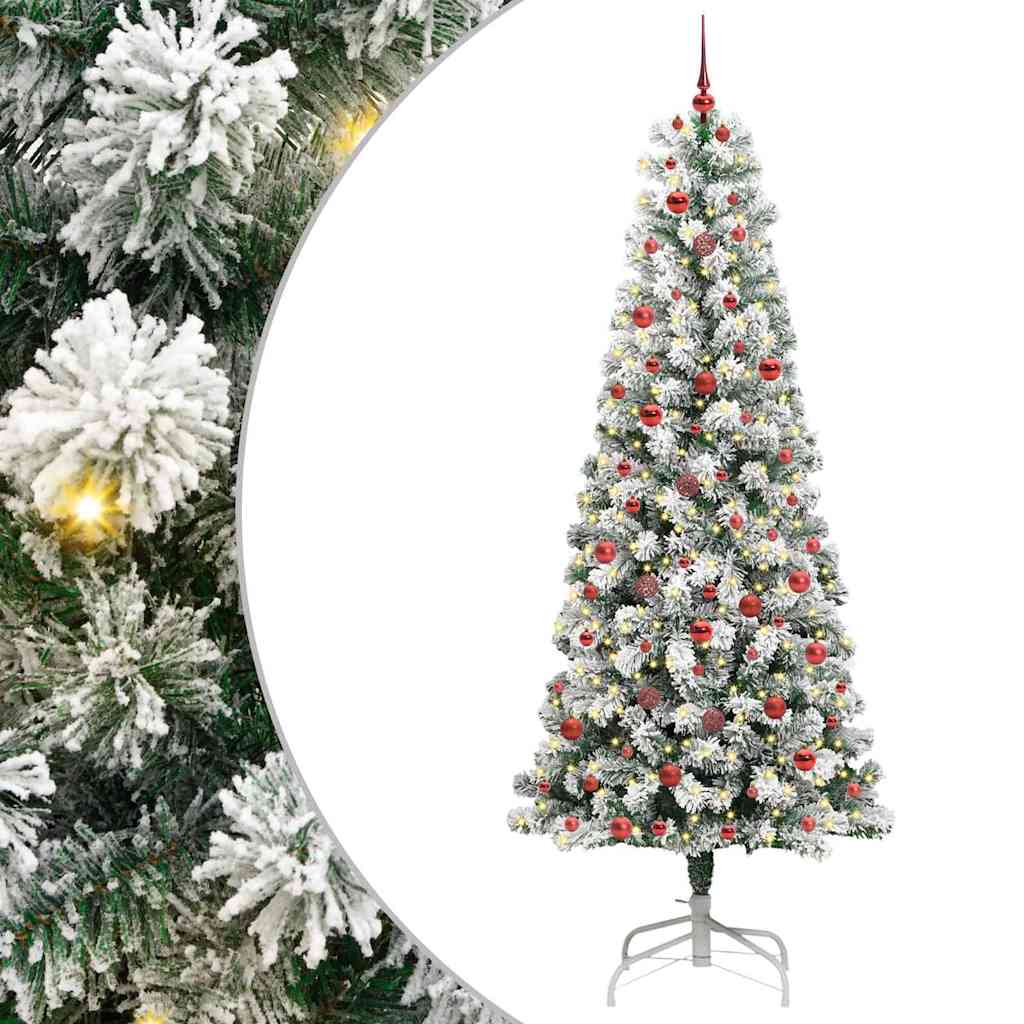 Árbol de Navidad artificial con ramas articuladas 240 cm