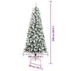 Árbol de Navidad artificial con ramas articuladas 240 cm