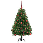 Árbol de Navidad artificial Verde 120 cm PVC y Metal