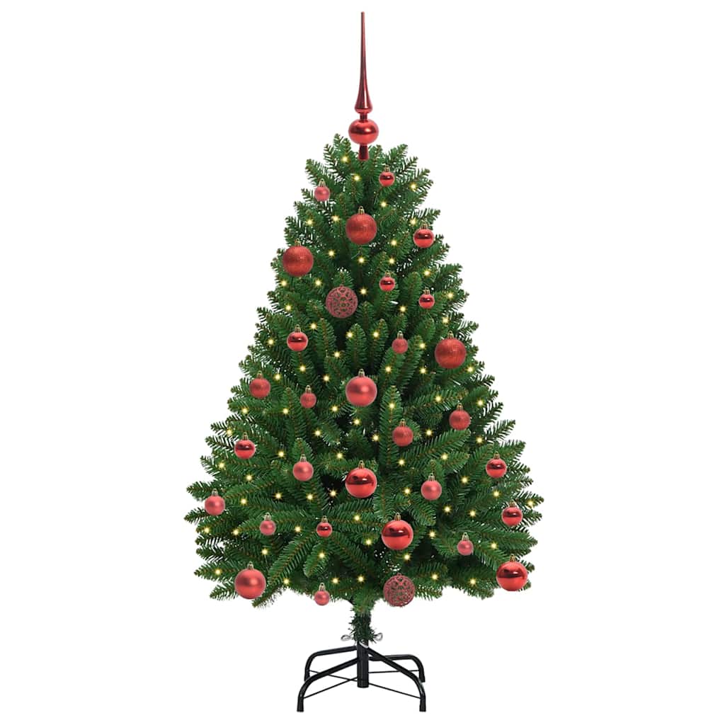 Árbol de Navidad artificial Verde 120 cm PVC y Metal