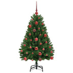 Árbol de Navidad artificial Verde 120 cm PVC y Metal