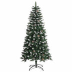 Árbol de Navidad artificial Verde 120 cm PVC, Plástico y Acero