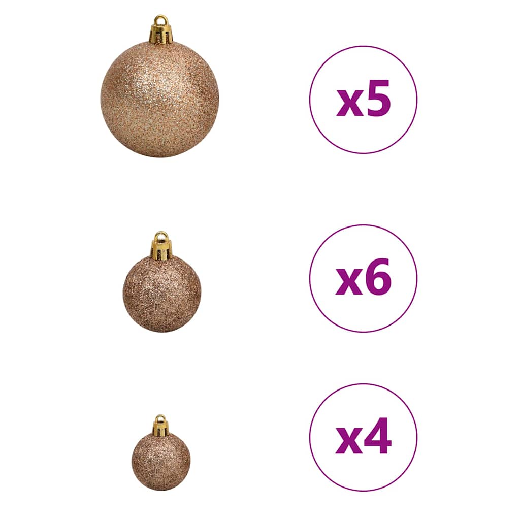 Árbol de Navidad artificial Verde 120 cm PVC, Plástico y Acero