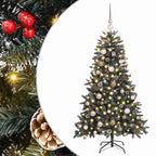 Árbol de Navidad artificial Verde 150 cm PVC, Plástico y Acero