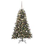 Árbol de Navidad artificial Verde 150 cm PVC, Plástico y Acero