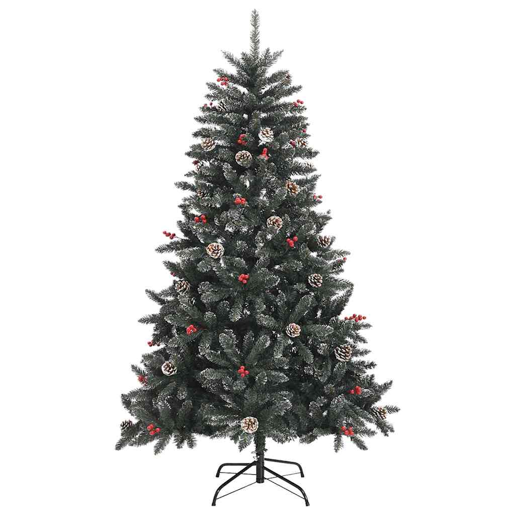 Árbol de Navidad artificial Verde 150 cm PVC, Plástico y Acero