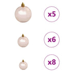 Árbol de Navidad artificial Verde 150 cm PVC, Plástico y Acero