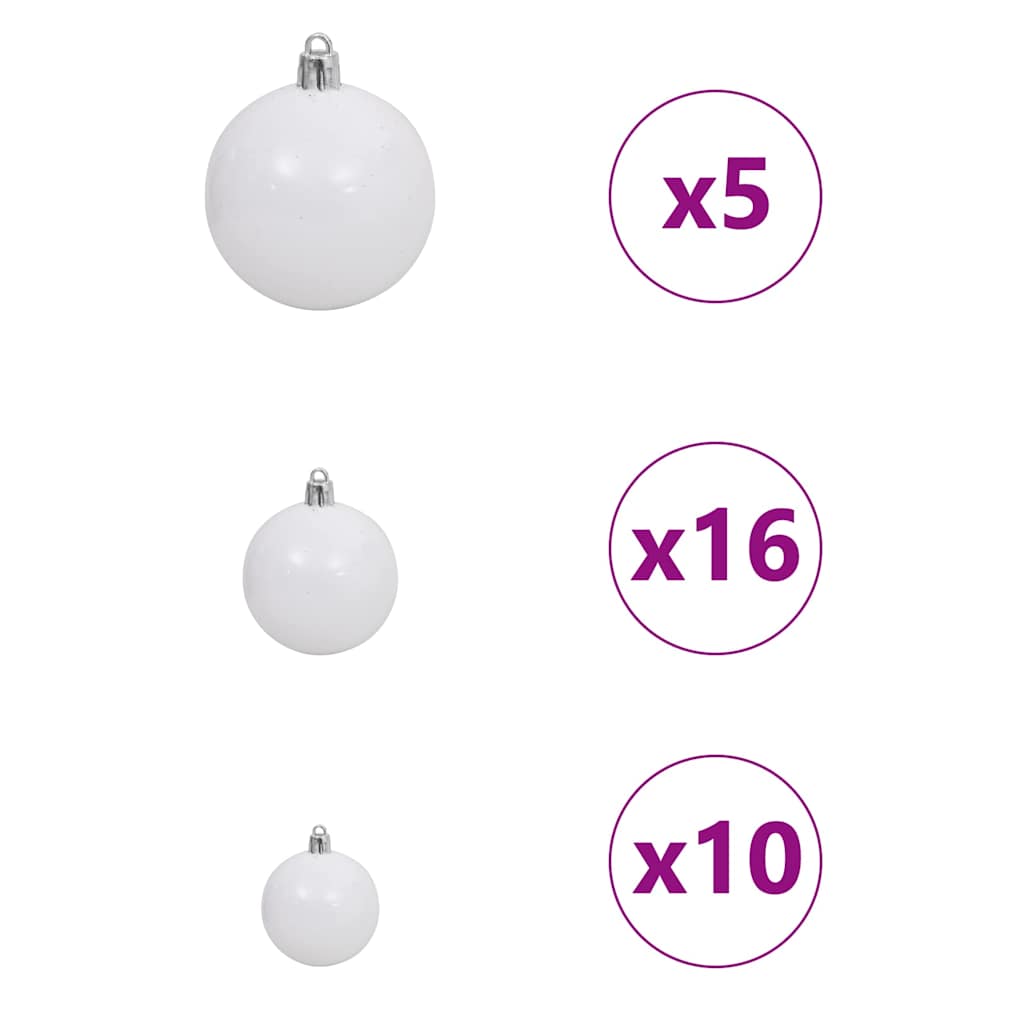 Árbol de Navidad artificial Verde 180 cm PVC, Plástico y Acero
