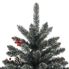 Árbol de Navidad artificial Verde 240 cm PVC, Plástico y Acero
