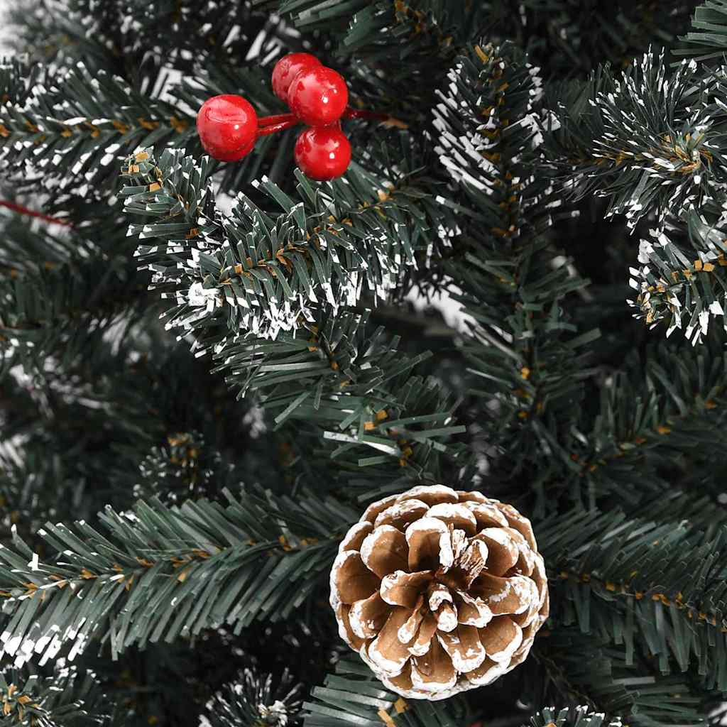 Árbol de Navidad artificial Verde 240 cm PVC, Plástico y Acero