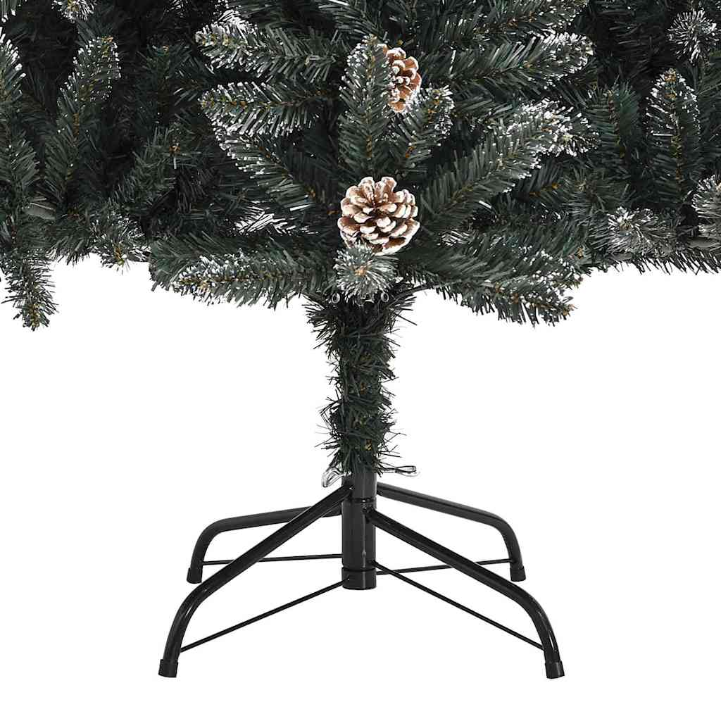 Árbol de Navidad artificial Verde 240 cm PVC, Plástico y Acero