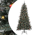 Árbol de Navidad artificial Verde 240 cm PVC, Plástico y Acero