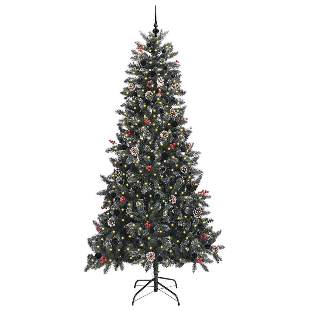 Árbol de Navidad artificial Verde 240 cm PVC, Plástico y Acero