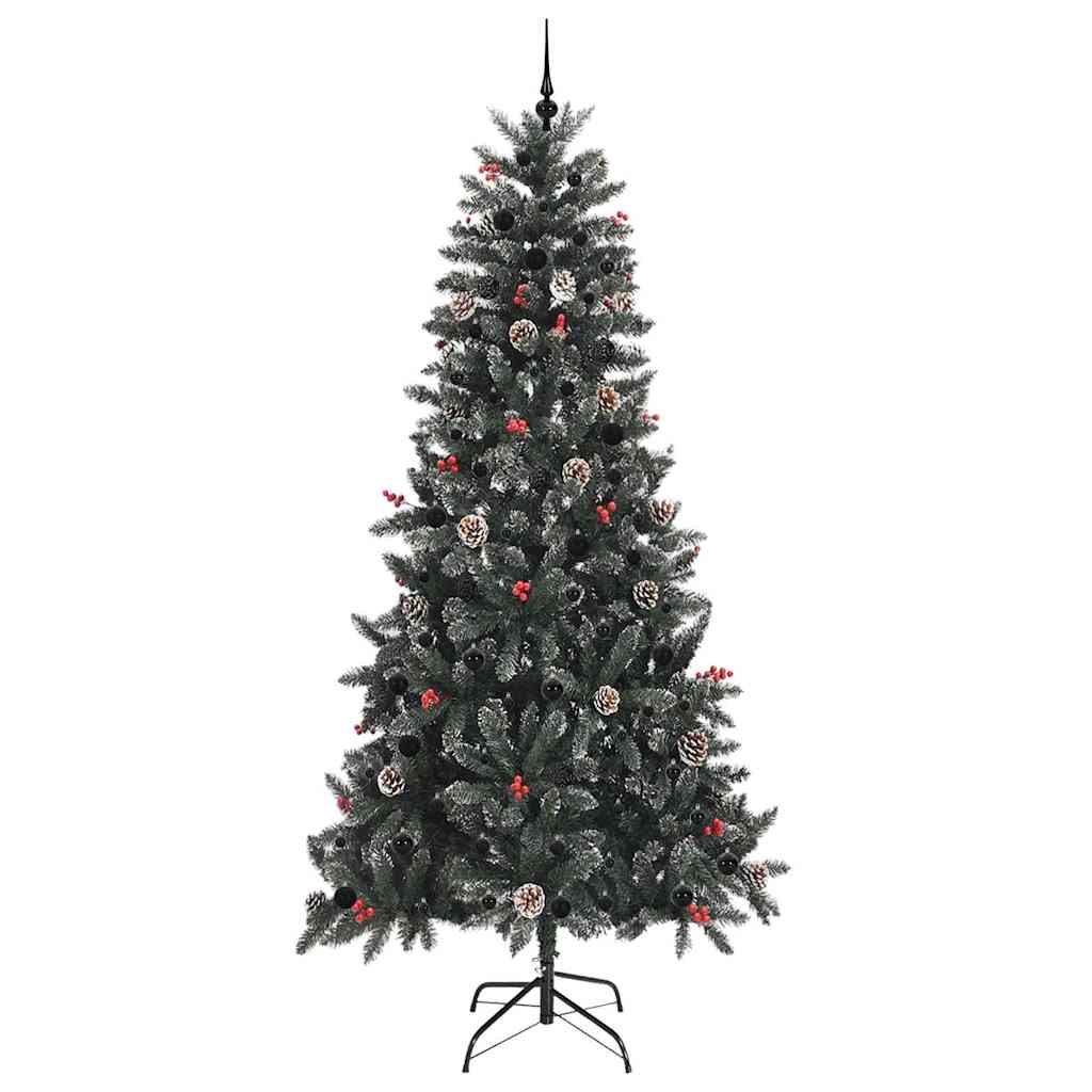 Árbol de Navidad artificial Verde 240 cm PVC, Plástico y Acero