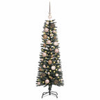 Árbol de Navidad artificial Verde 120 cm PVC, Plástico y Acero