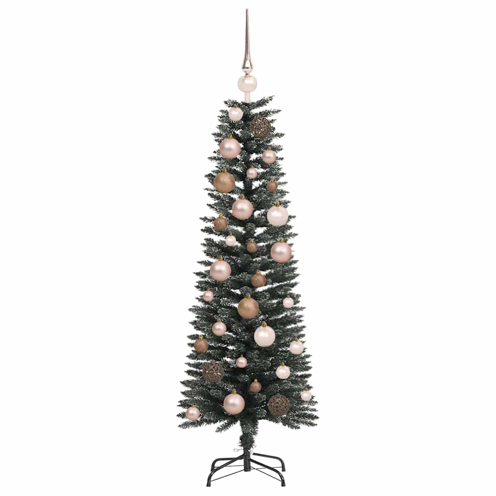 Árbol de Navidad artificial Verde 120 cm PVC, Plástico y Acero