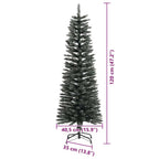 Árbol de Navidad artificial Verde 120 cm PVC, Plástico y Acero