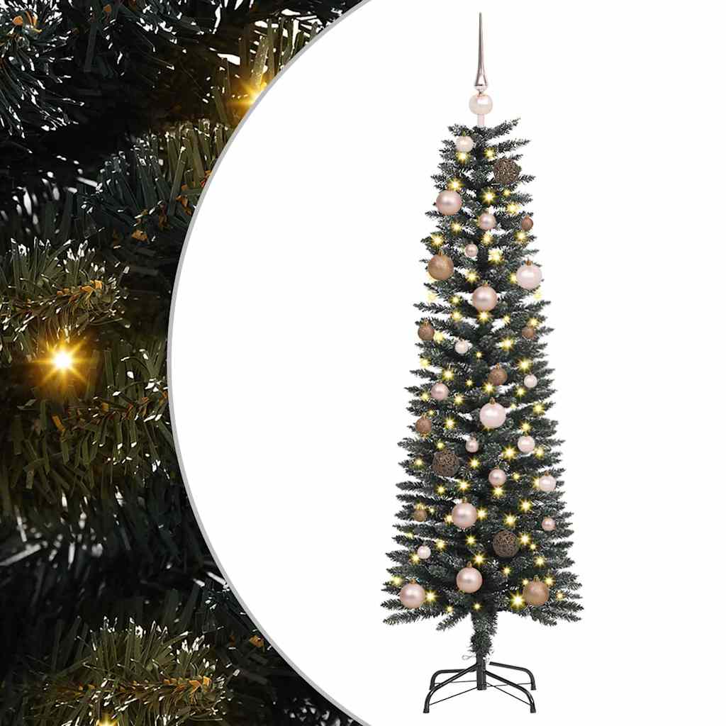 Árbol de Navidad artificial Verde 150 cm PVC, Plástico y Acero
