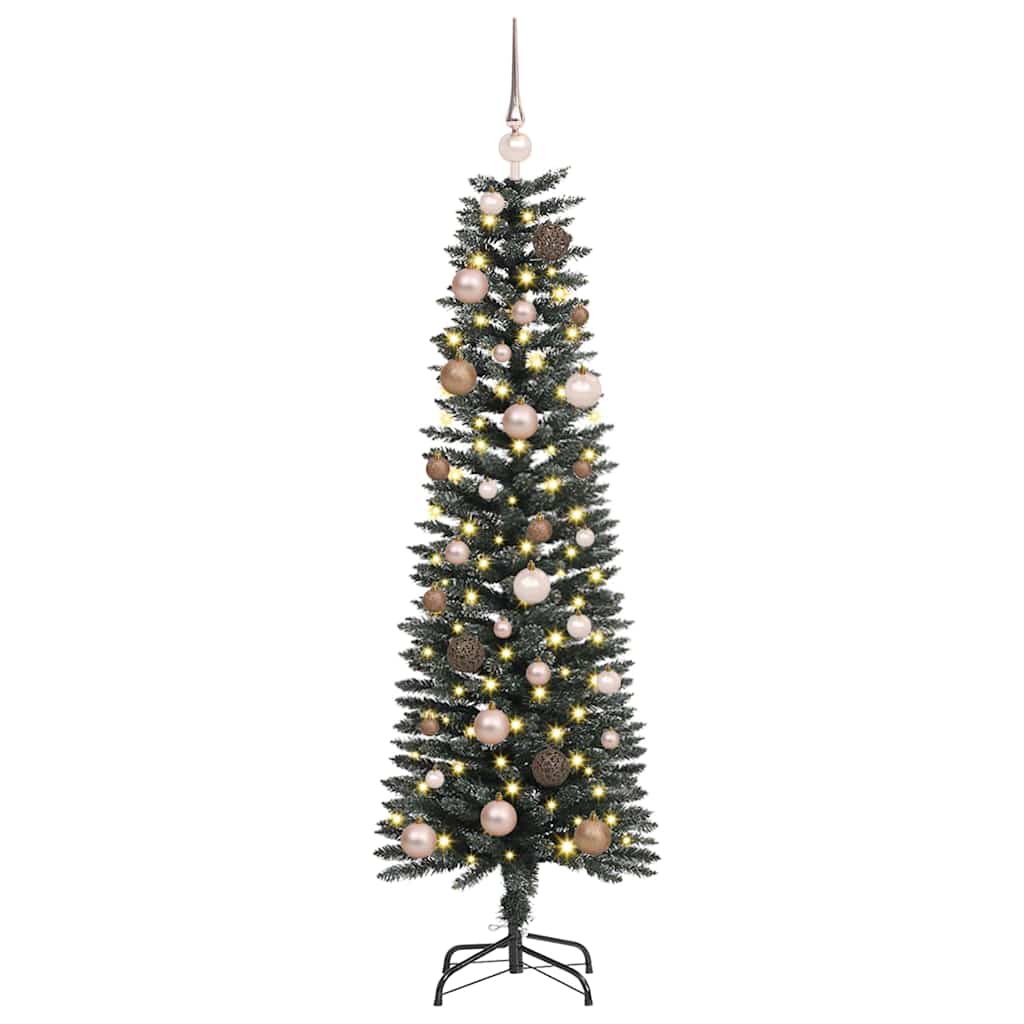 Árbol de Navidad artificial Verde 150 cm PVC, Plástico y Acero
