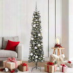 Árbol de Navidad artificial Verde 180 cm PVC, Plástico y Acero