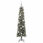 Árbol de Navidad artificial Verde 180 cm PVC, Plástico y Acero