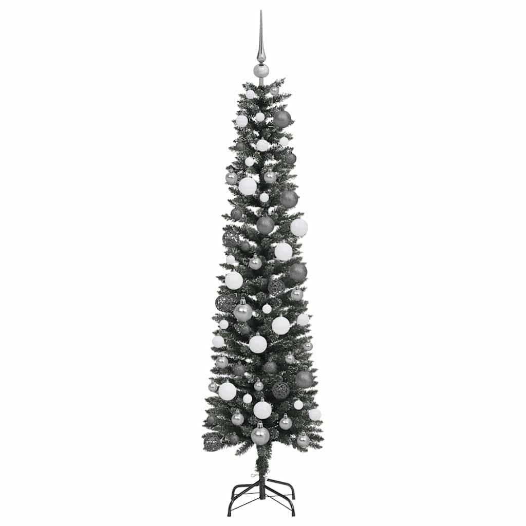 Árbol de Navidad artificial Verde 180 cm PVC, Plástico y Acero