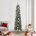 Árbol de Navidad artificial Verde 210 cm PVC, Plástico y Acero