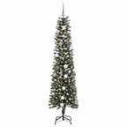 Árbol de Navidad artificial Verde 210 cm PVC, Plástico y Acero