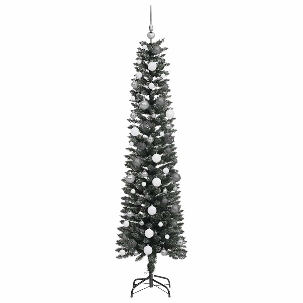 Árbol de Navidad artificial Verde 210 cm PVC, Plástico y Acero