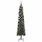 Árbol de Navidad artificial Verde 240 cm PVC, Plástico y Acero