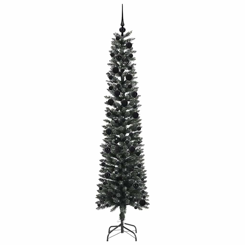 Árbol de Navidad artificial Verde 240 cm PVC, Plástico y Acero