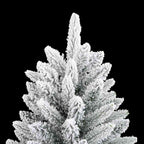 Árbol de Navidad artificial 120 cm PVC y Plástico y Acero y PE