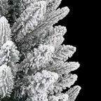 Árbol de Navidad artificial 120 cm PVC y Plástico y Acero y PE